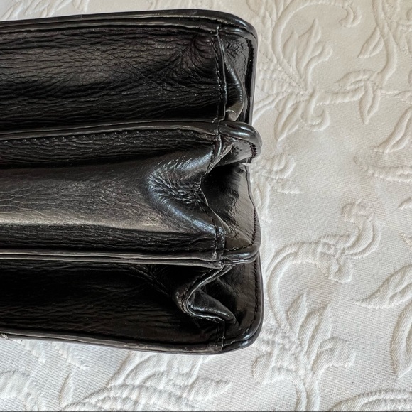 Rebecca Minkoff Collection Patent Leather Trim Shoulder Bag - Picture 13 of 16